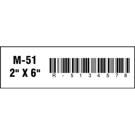 Accuform MAGNETIC LABEL HOLDER 6 INCH 2 X 6 LMS690 LMS690